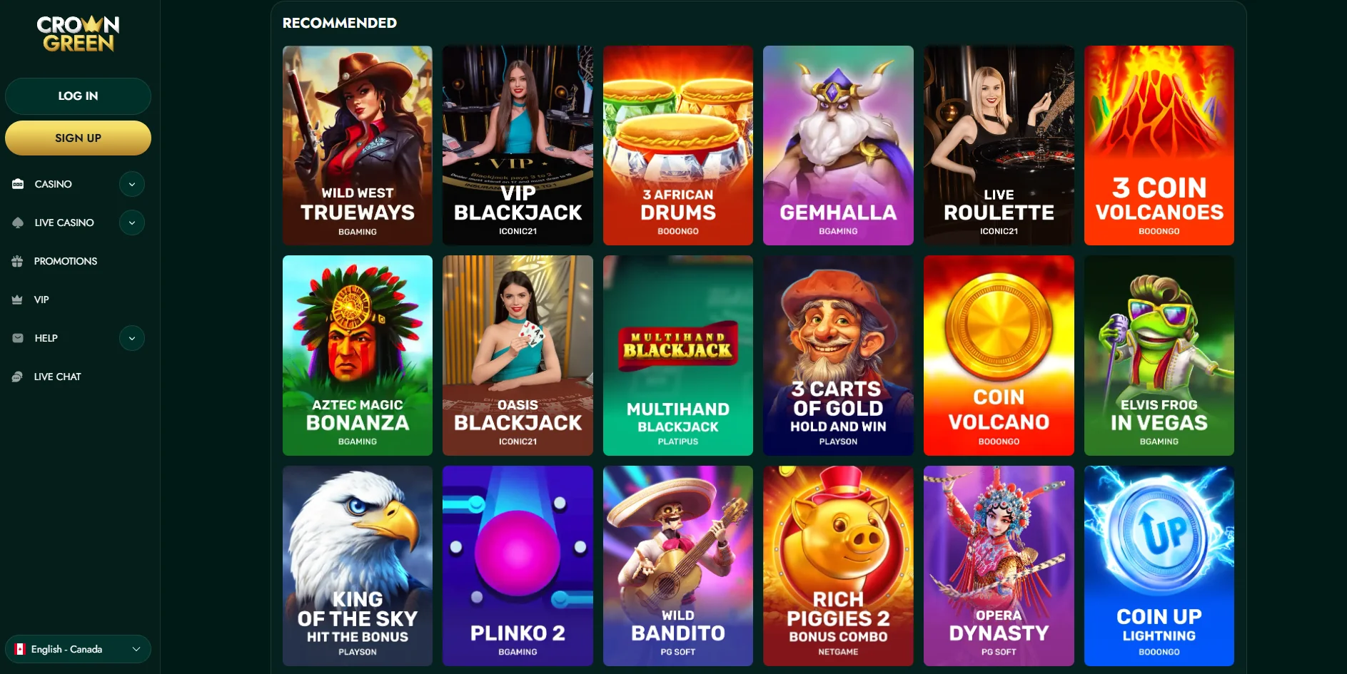 Juegos de Crowngreen